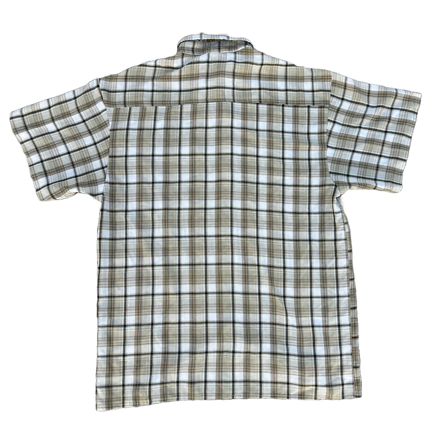 90s SOLO check button up shirt - Large